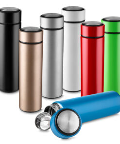 Squeeze | Garrafa em aço inox com parede dupla de 400 ml.
