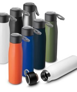Garrafa térmica inox fosca 550ml personalizada para brinde corporativo