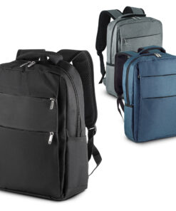 Mochila para notebook profissional em poliéster 600D em três cores - preto, cinza e azul