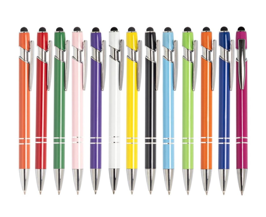 caneta-metalica-touch-personalizada-corporativa-l2 Diversas Canetas Metálicas Touch coloridas e personalizáveis, um brinde corporativo tecnológico oferecido pela L2 Brindes.
