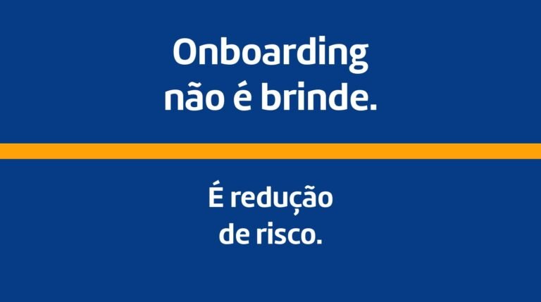Como justificar investimento em onboarding: o argumento que faz a diretoria parar de olhar só para o preço